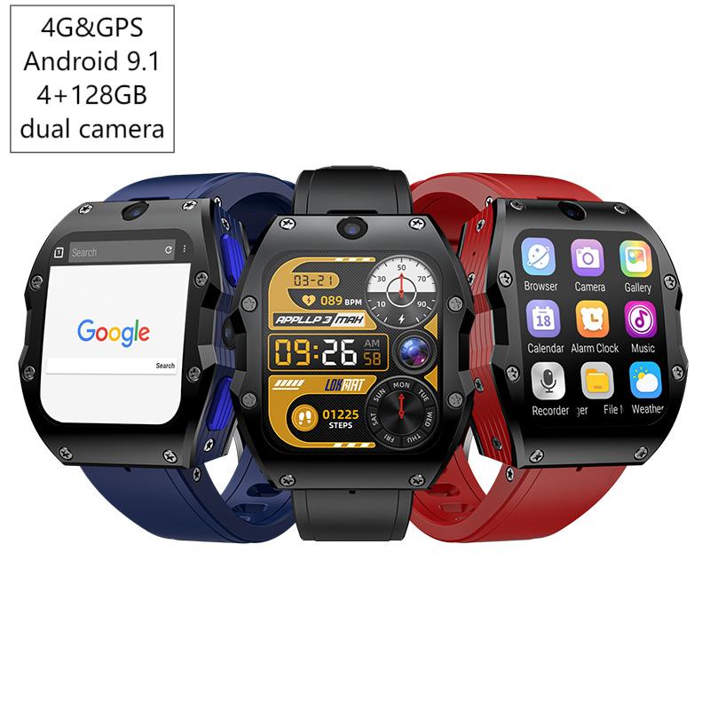 Smartwatch - 4G Android Смарт-часы 4 + 128