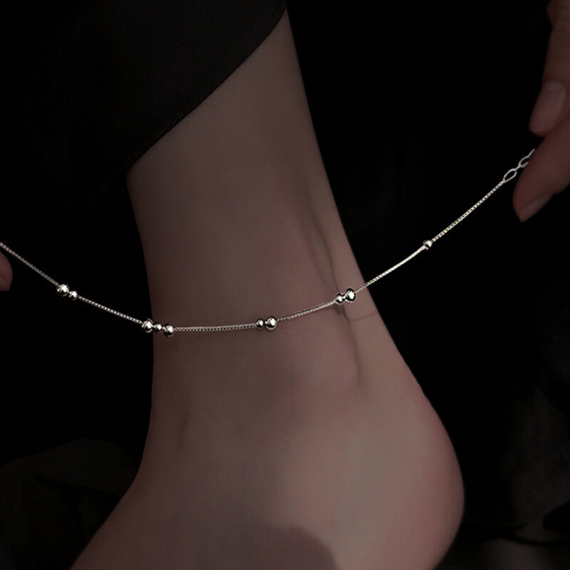 Anklet Foot Chain - Цепочка на щиколотке из стерлингового серебра