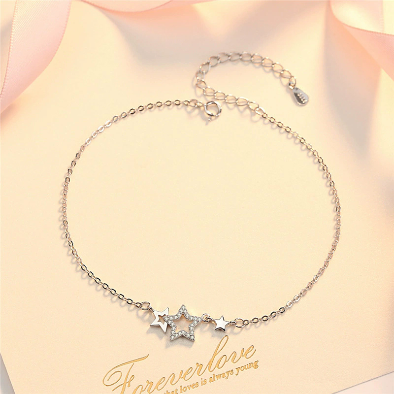 Серебряный браслет на ногу 925 – обзор и цена Anklet Foot Chain