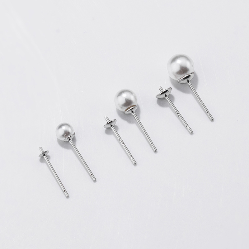 Серьги из стерлингового серебр – обзор и цена Pearl Stud Earrings