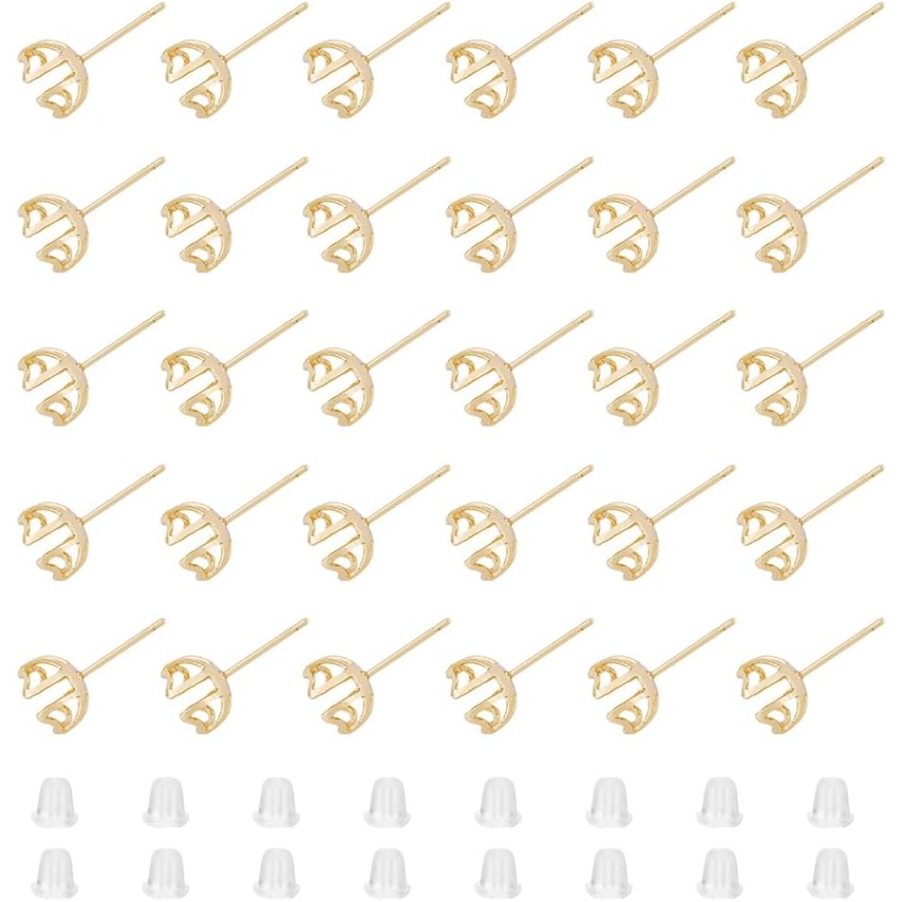 30 шт., крепление для сережек, – обзор и цена Pearl Stud Earrings