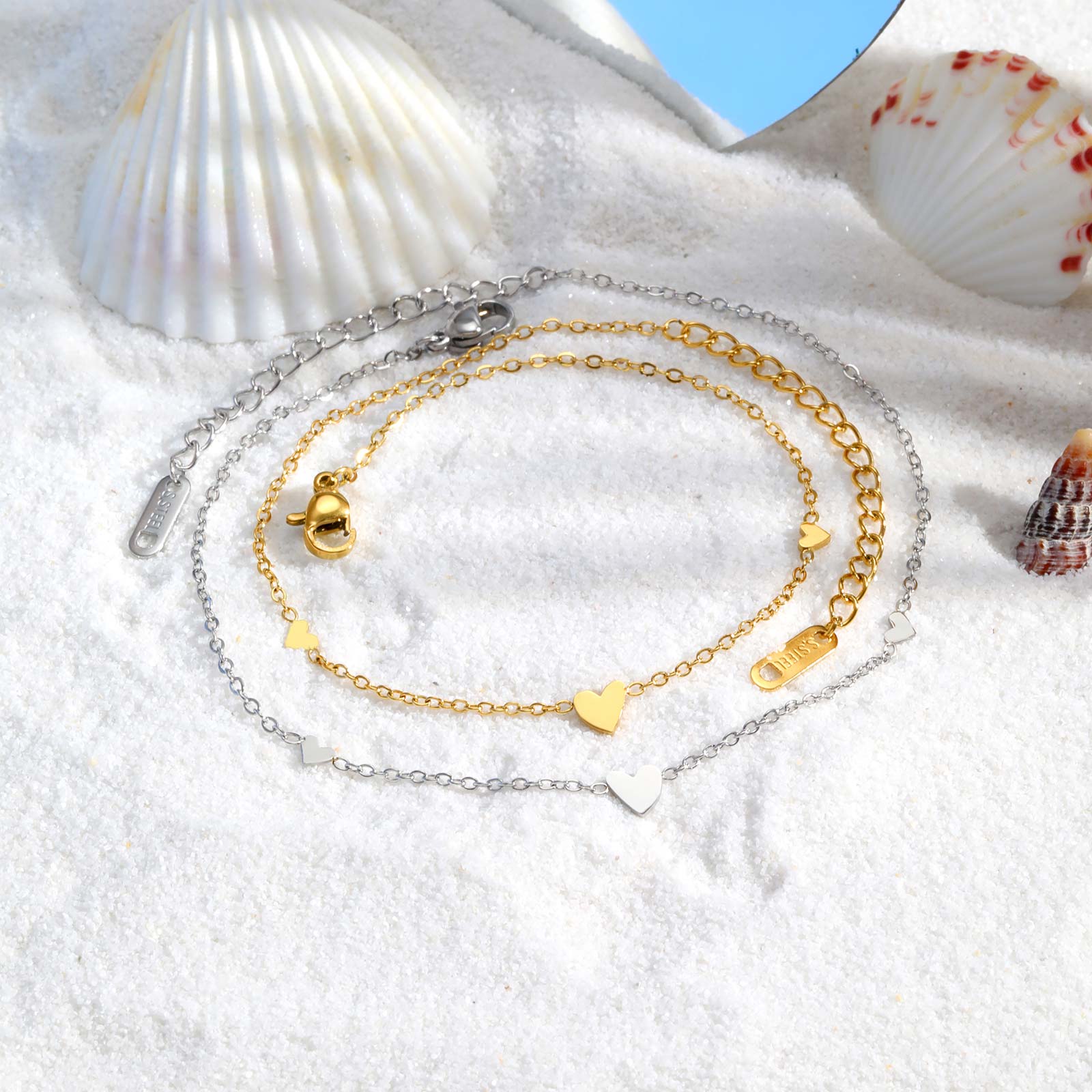 Женские ножные браслеты в форм – обзор и цена Jc Jewelry & Watches