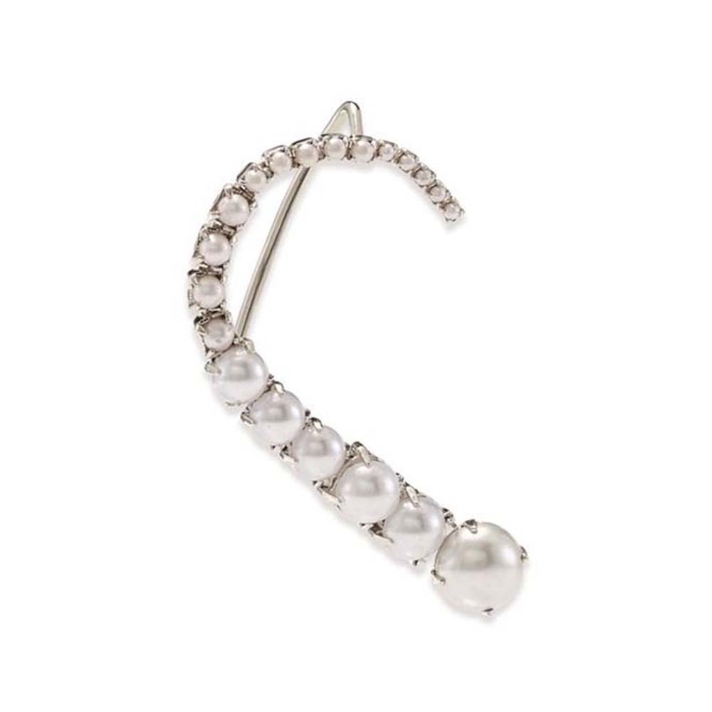 Жемчужные клипсы Stonefans для – обзор и цена Pearl Stud Earrings