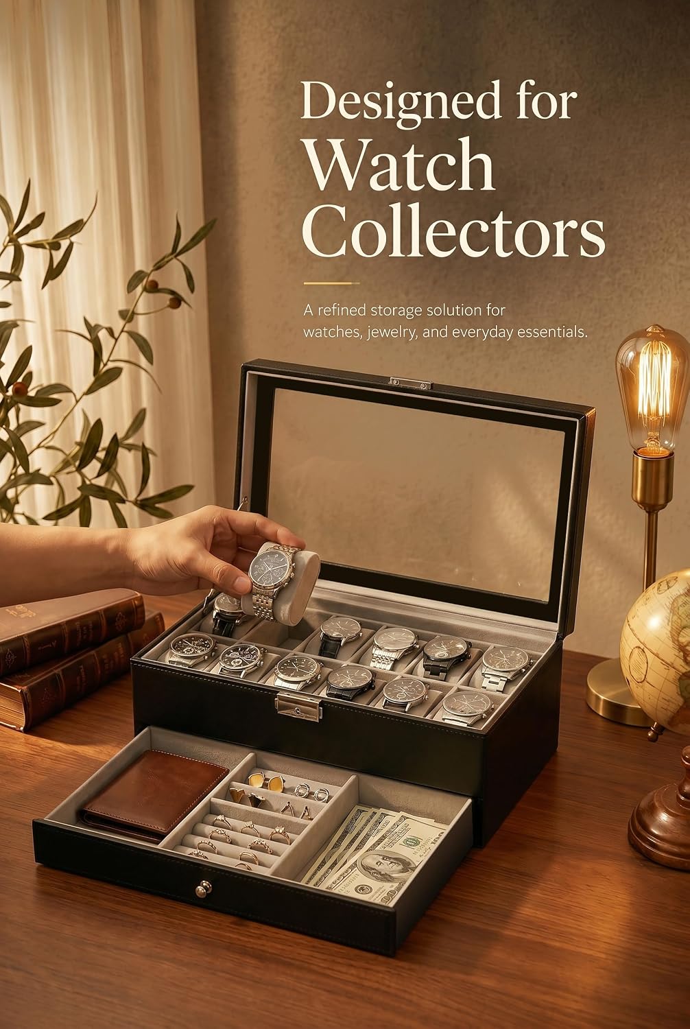 Органайзер для часов для мужчи – обзор и цена Jewelry Watches & Accessories
