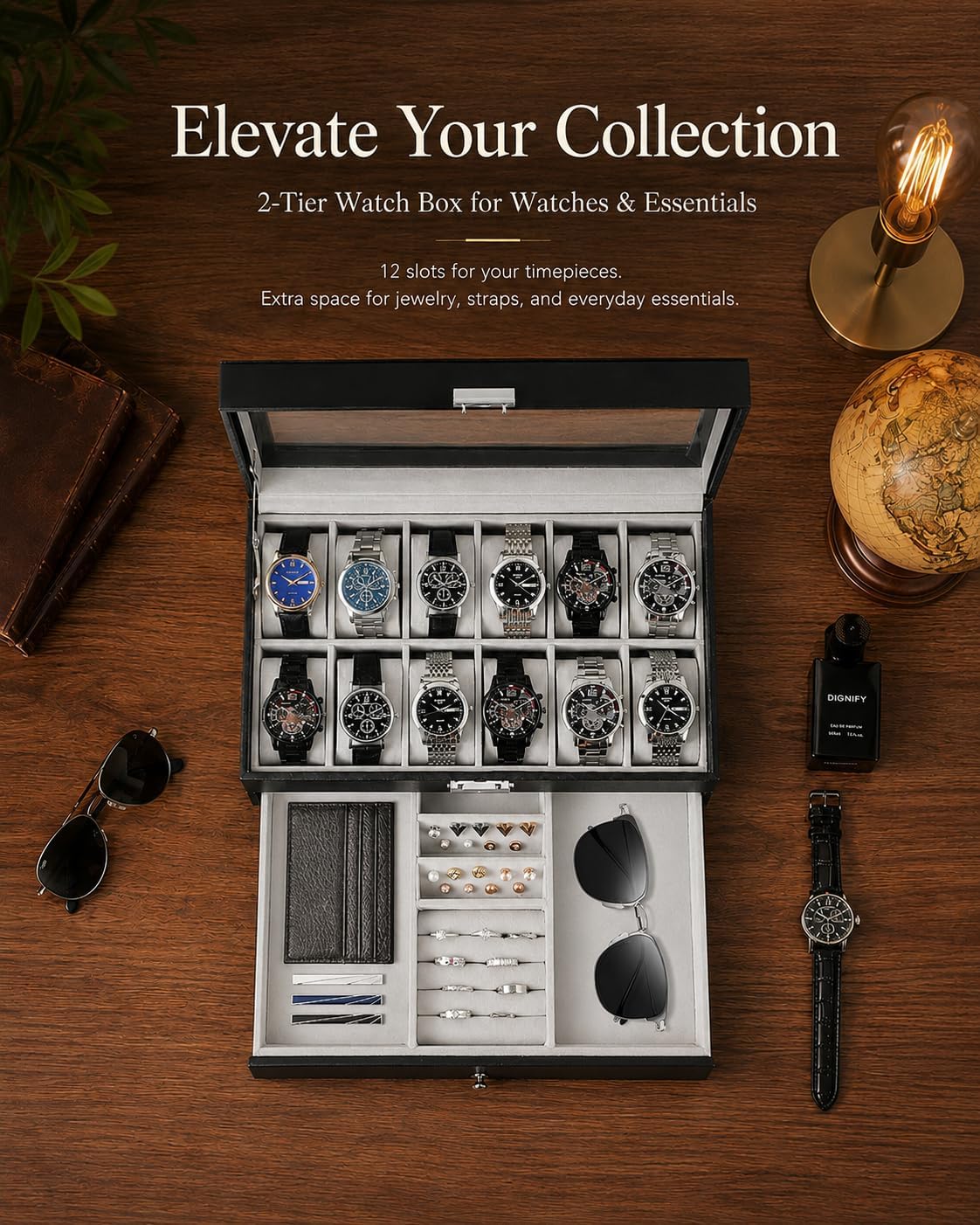 Органайзер для часов для мужчи – обзор и цена Jewelry Watches & Accessories