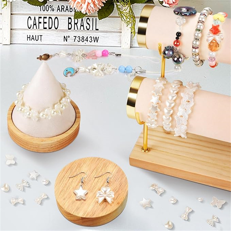 20 шт./пакет акриловая лента с – обзор и цена Pearl Stud Earrings